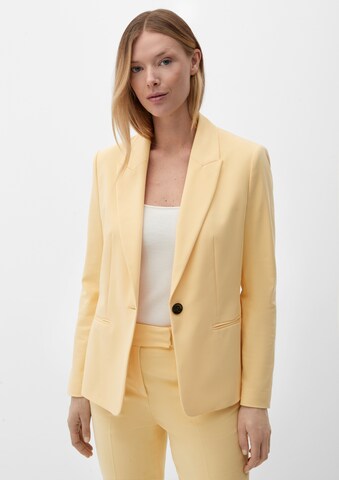 Blazer s.Oliver BLACK LABEL en jaune : devant