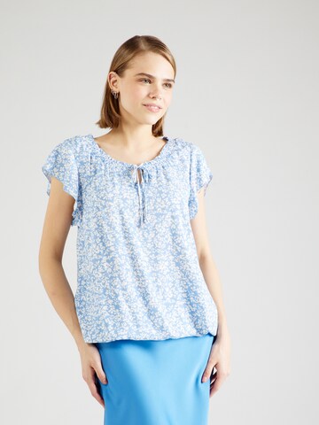 ZABAIONE Blouse 'Tessi' in Blue: front