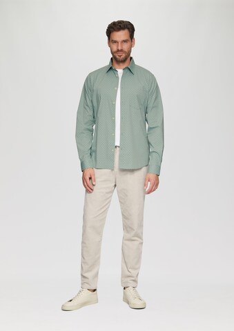 s.Oliver Slim fit Button Up Shirt in Green