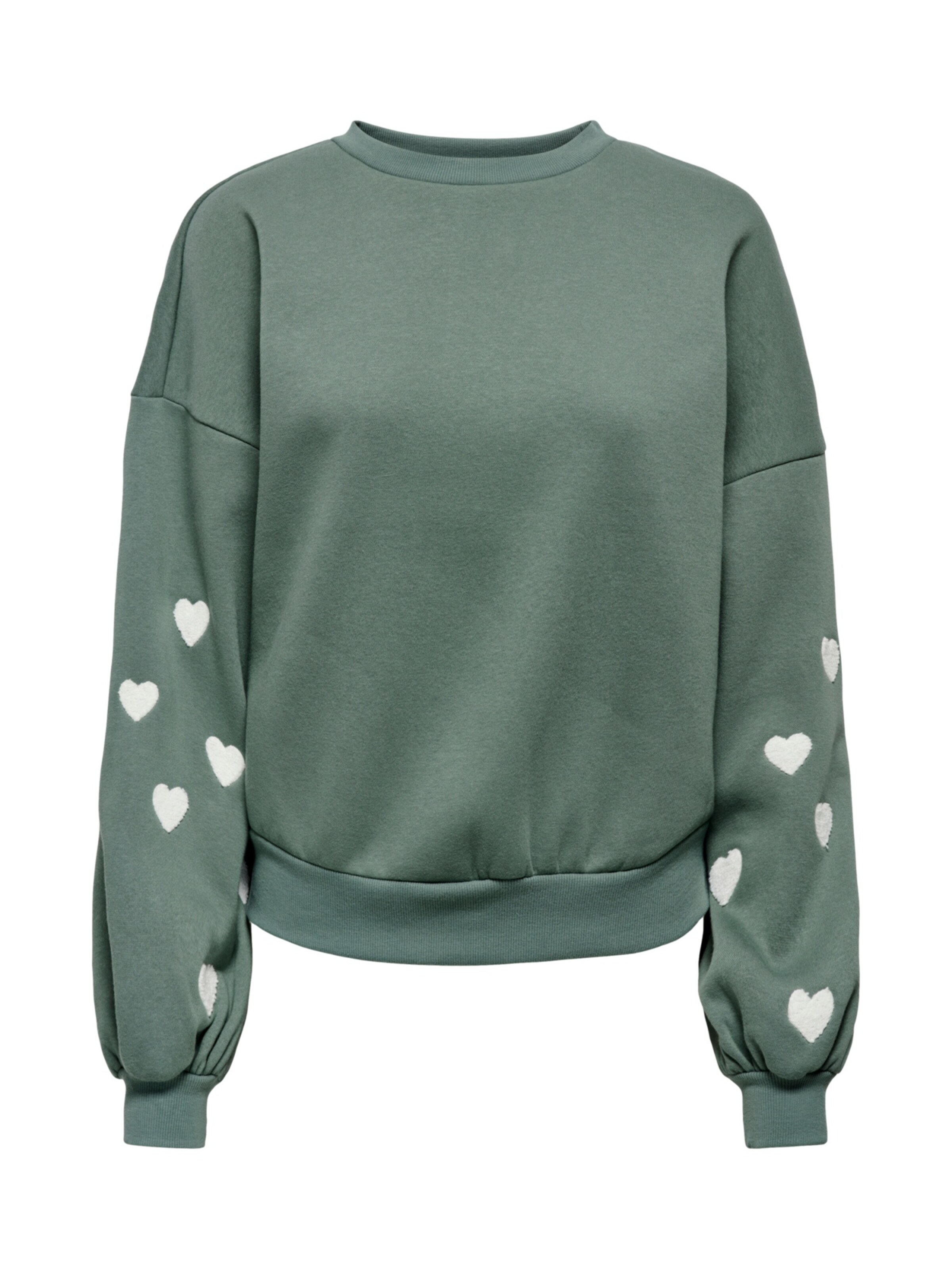 ONLY Sweatshirt 'ONLMACY' in Grün: Vorderseite