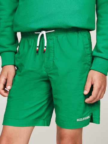 TOMMY HILFIGER Regular Hose in Grün