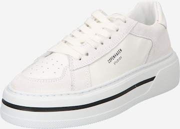 Copenhagen Platform trainers in White: front