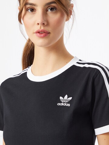 ADIDAS ORIGINALS Тениска 'Adicolor Classics 3-Stripes' в черно