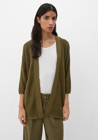 Cardigan s.Oliver en vert : devant