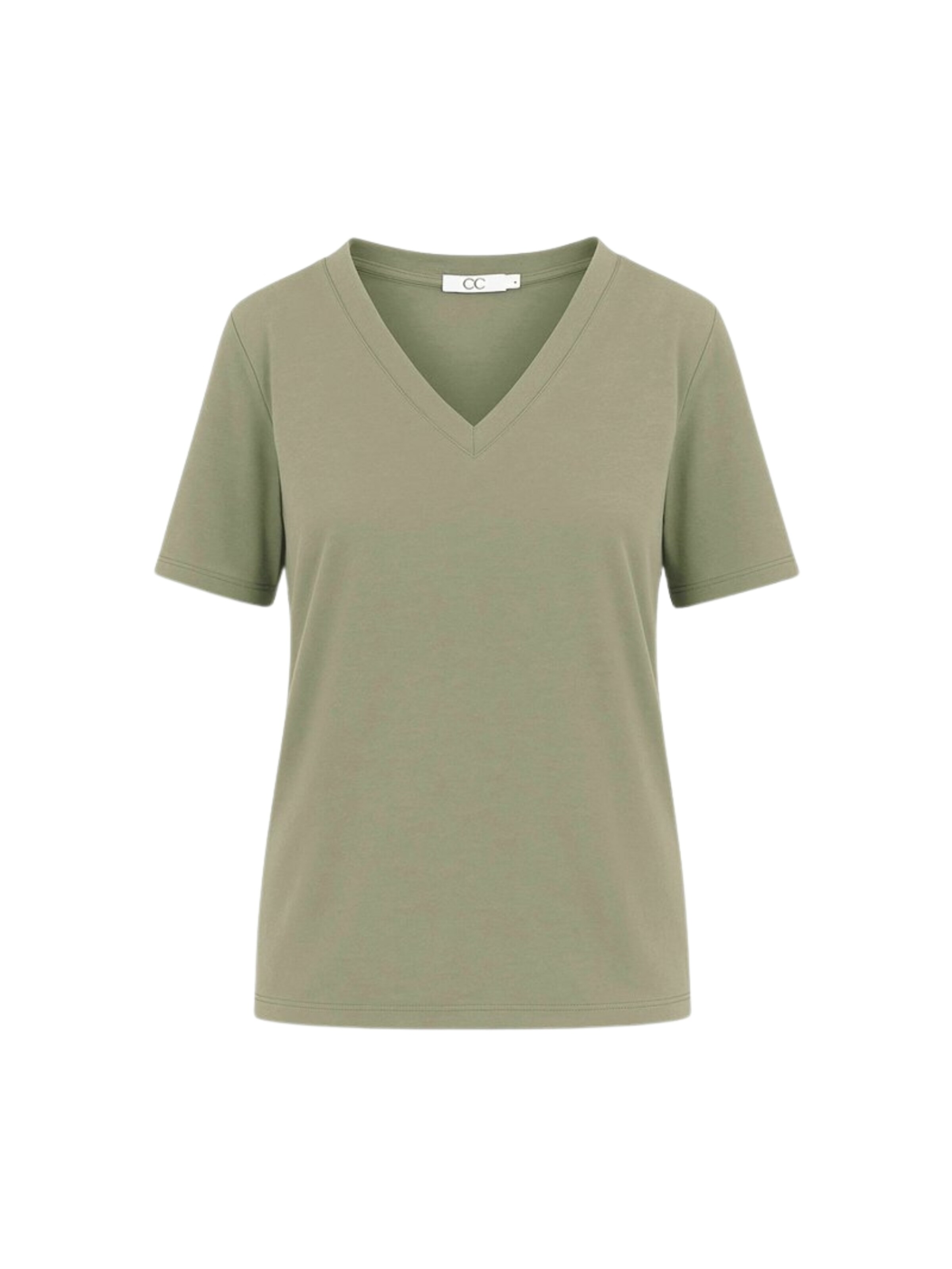 Coster Copenhagen - Top ' CC ' en verde: frente