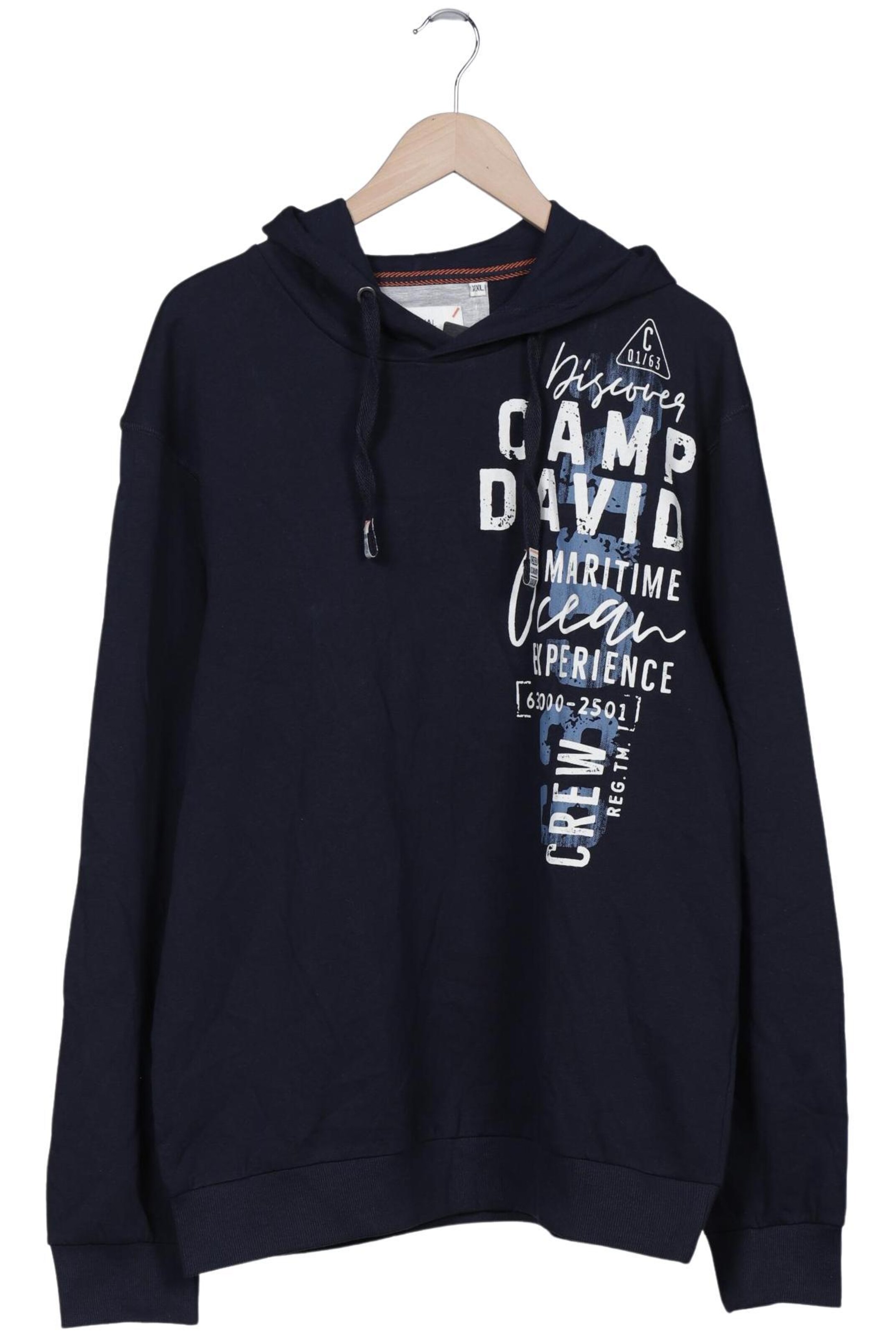CAMP DAVID Sweatshirt & Zip-Up Hoodie in XXL in marine blue, Item view