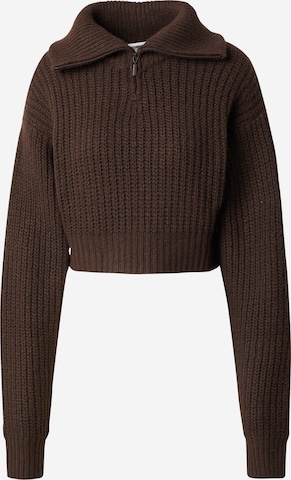 ABOUT YOU x Chiara Biasi Sweater 'Lio' in Brown: front