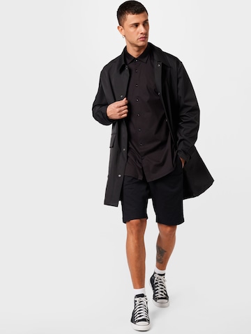 OLYMP Slim fit Button Up Shirt in Black
