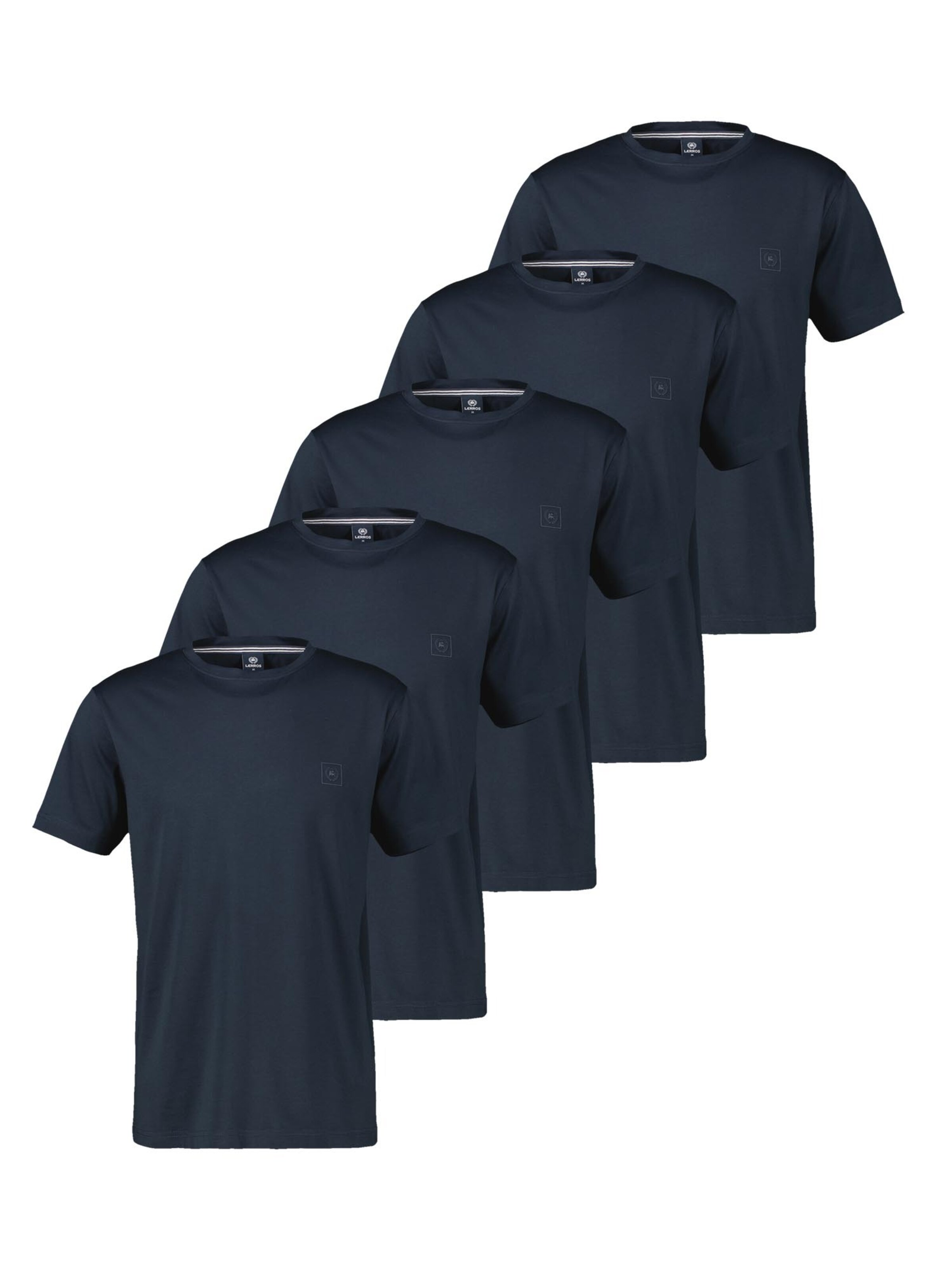 LERROS Shirt 'Basic'‌‌‌‌‌‌‌‌‌ in Blau: Vorderseite