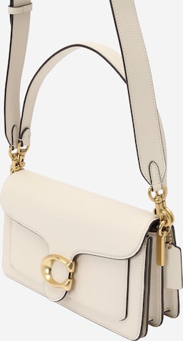 COACH - Bolso de mano en beige: frente