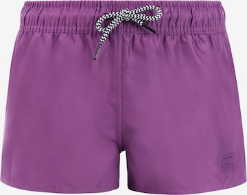 PROTEST Athletic Swimwear 'PRTEvi JR' in Purple: front