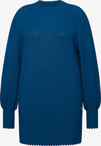 Pullover di Ulla Popken in blu: frontale