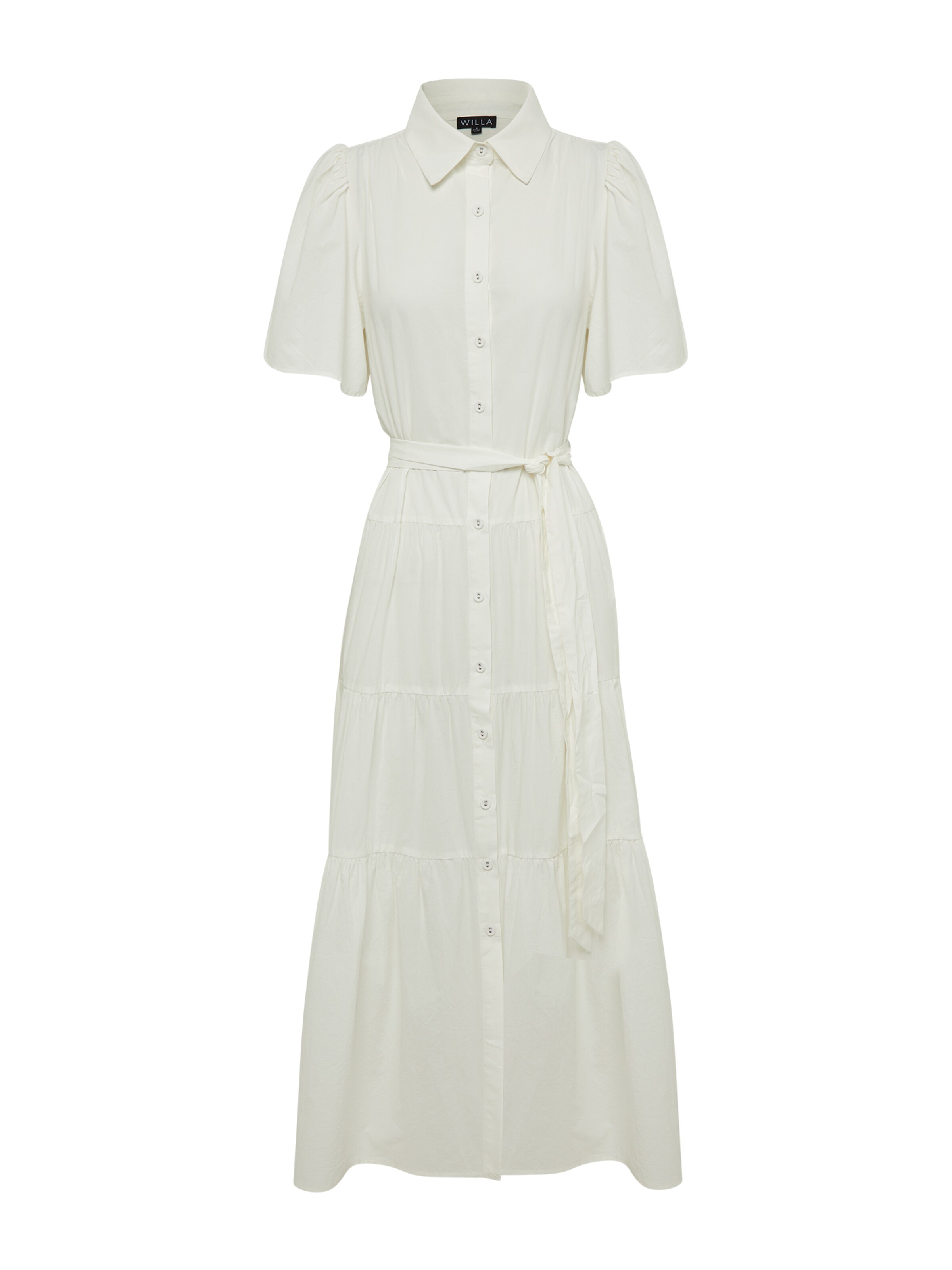 Willa Платье-рубашка в Белый: спереди