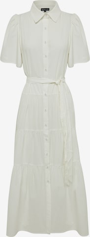 Willa Sukienka koszulowa w kolorze biały: przód