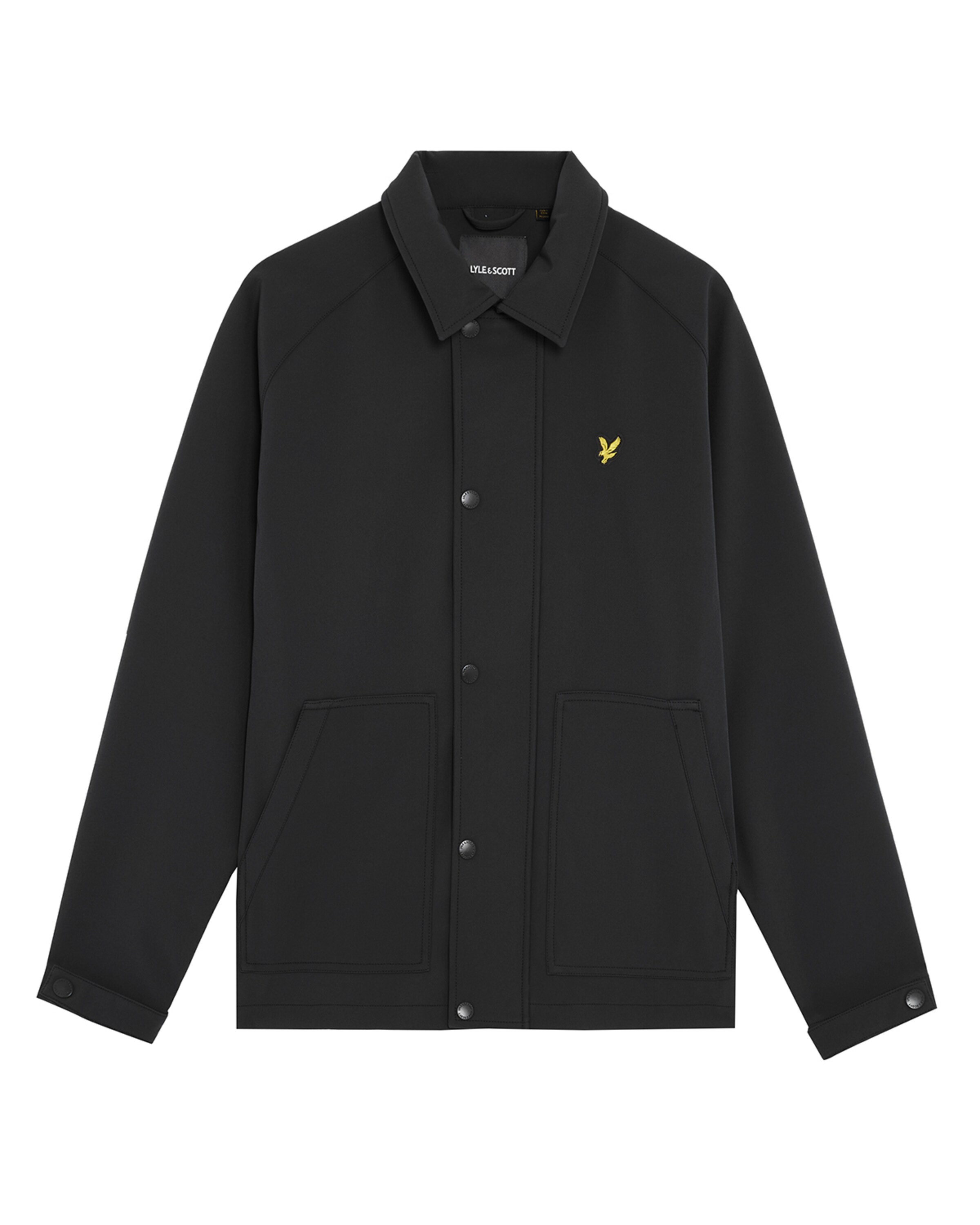Lyle & Scott Tussenjas in Zwart: voorkant