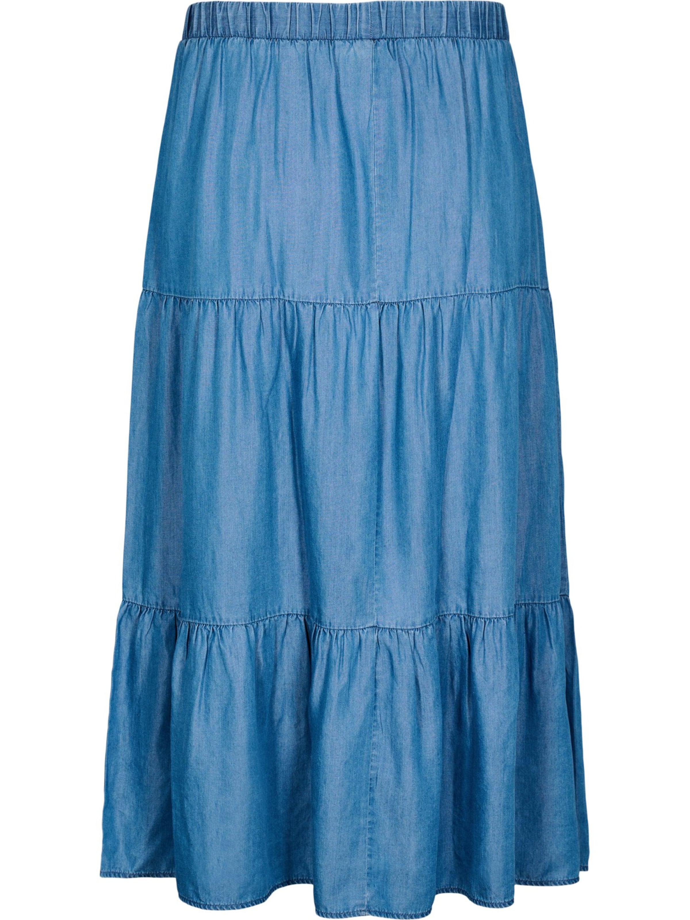 Jupe 'MILLE' Zizzi en bleu