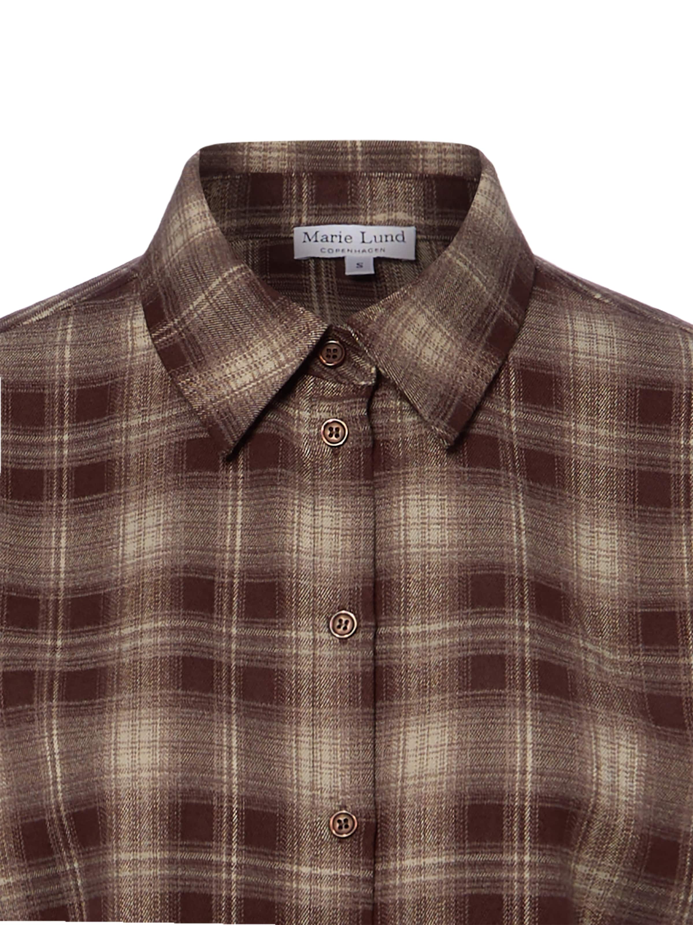 Marie Lund Blouse in Bruin