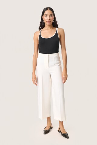 SOAKED IN LUXURY Wide Leg Kleid 'Corinne' in Weiß