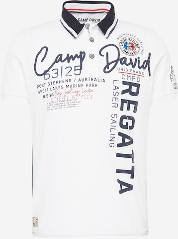 CAMP DAVID Paita värissä valkoinen: etupuoli