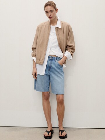 MANGO Loose fit Jeans 'ANNE' in Blue