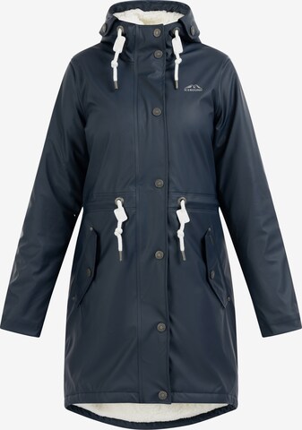 ICEBOUND Raincoat in Blue: front