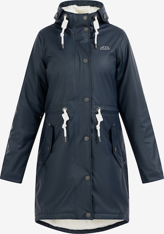 ICEBOUND Raincoat in Blue: front