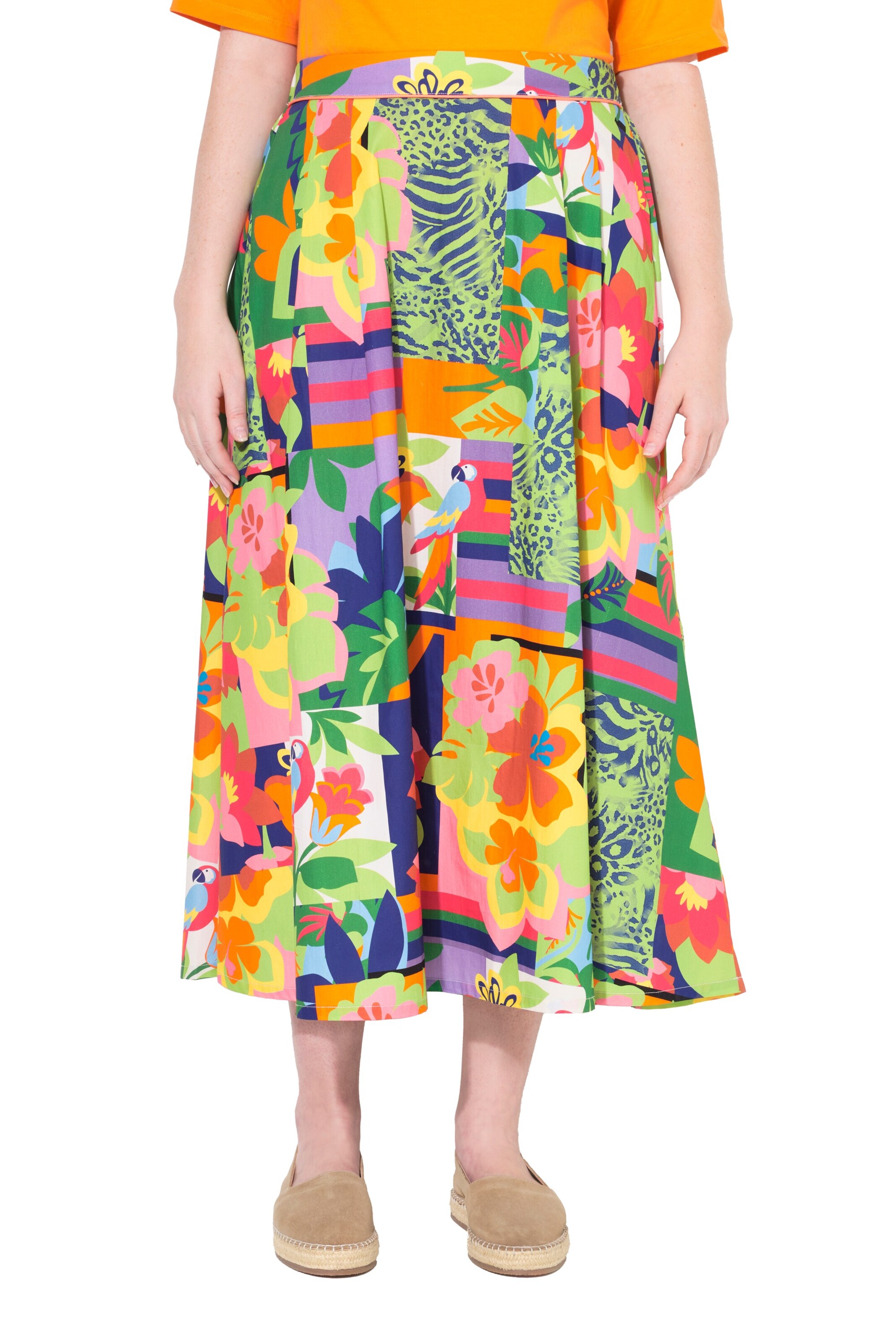 Ulla Popken Rock in Mischfarben: Vorderseite