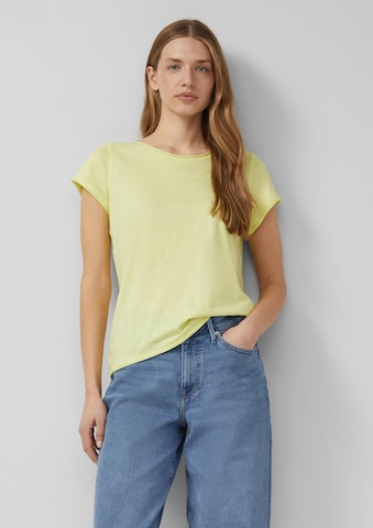 T-shirt s.Oliver en jaune : devant