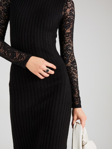 TOPSHOP Knit dress in Black