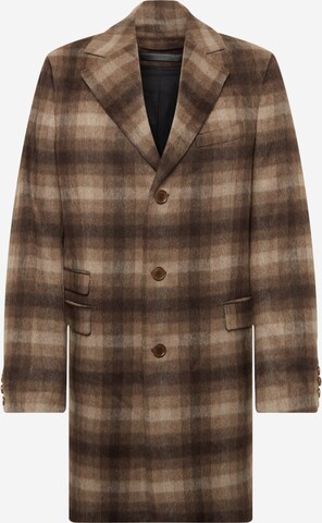 DRYKORN Between-Seasons Coat in Brown: front