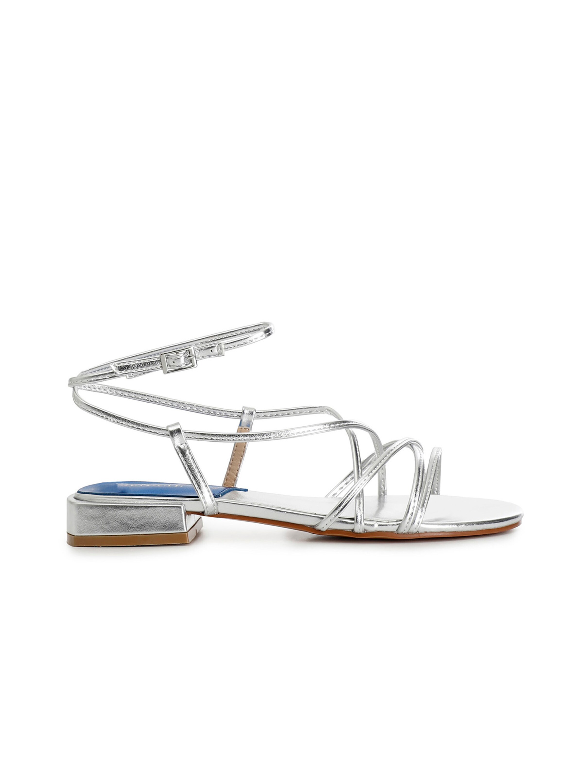 Sandalo con cinturino di CAFè NOIR in argento