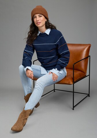 DELMAO Sweater in Blue