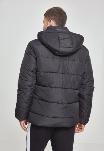 Urban Classics Winter Jacket in Black