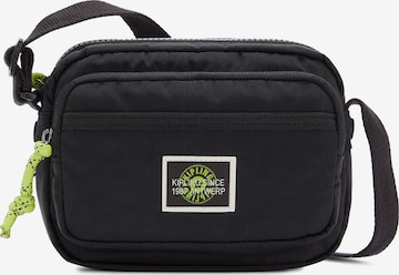 KIPLING - Mala de ombro 'Sisko' em preto: frente