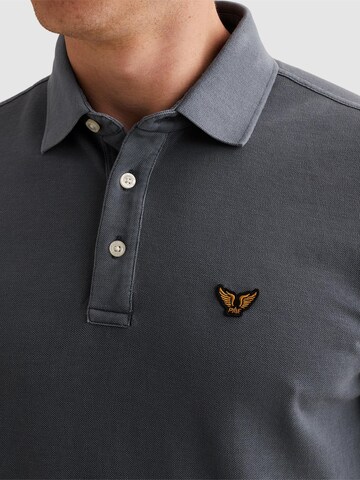 PME Legend Shirt 'Polo shirt with tailwing logo and garment-dye wash' in Blauw