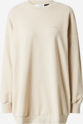 mazine Sweatshirt 'Vivian' in Beige: predná strana