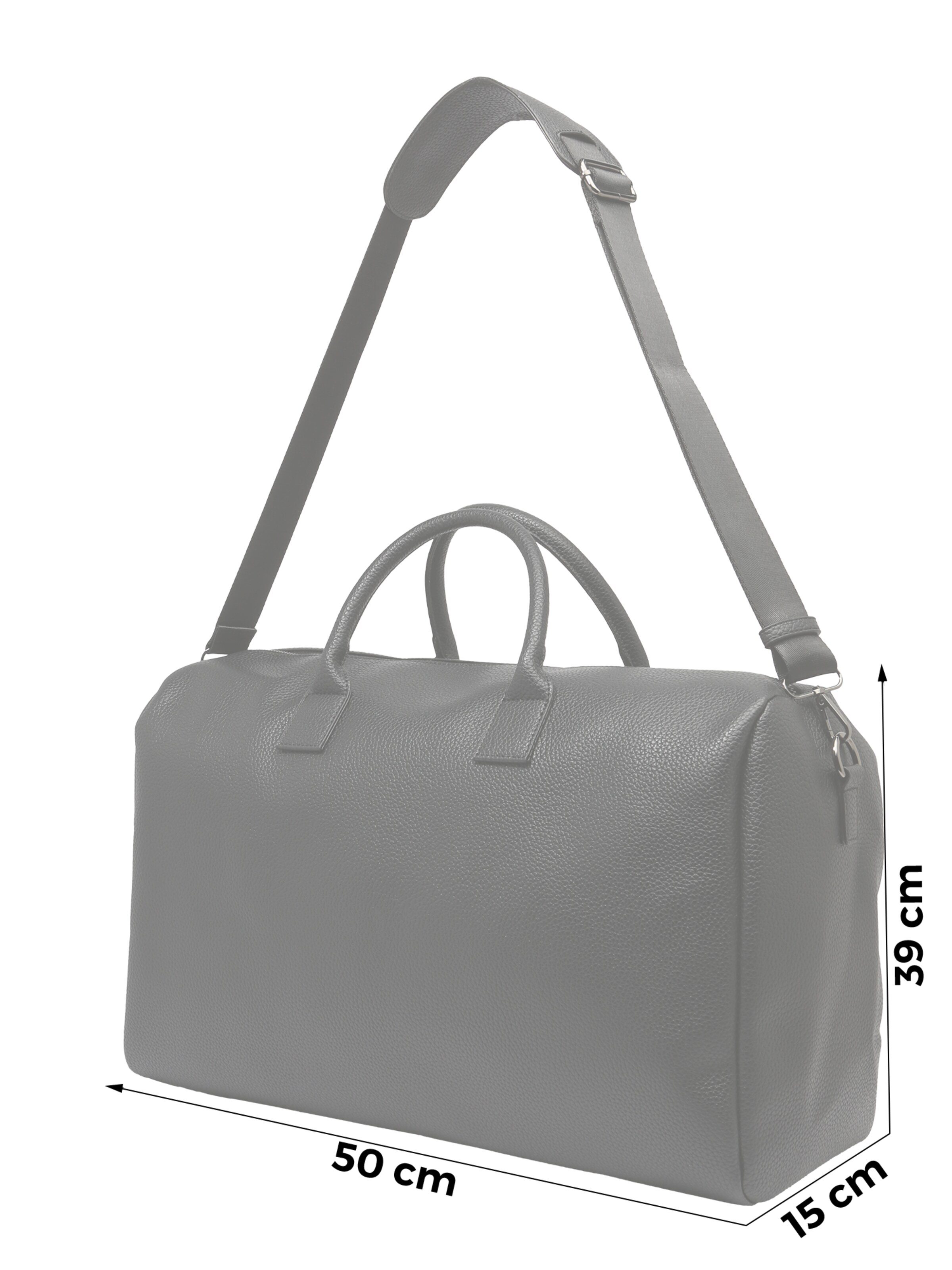 ABOUT YOU Rejsetaske 'Connor' i sort