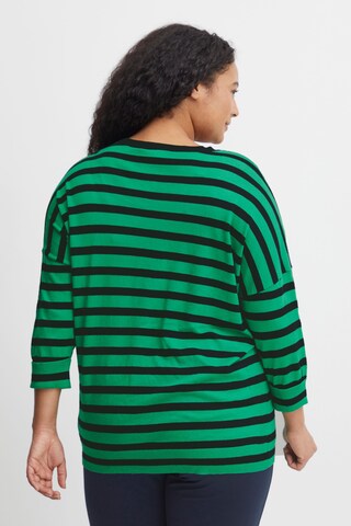 Fransa Curve Shirt in Green