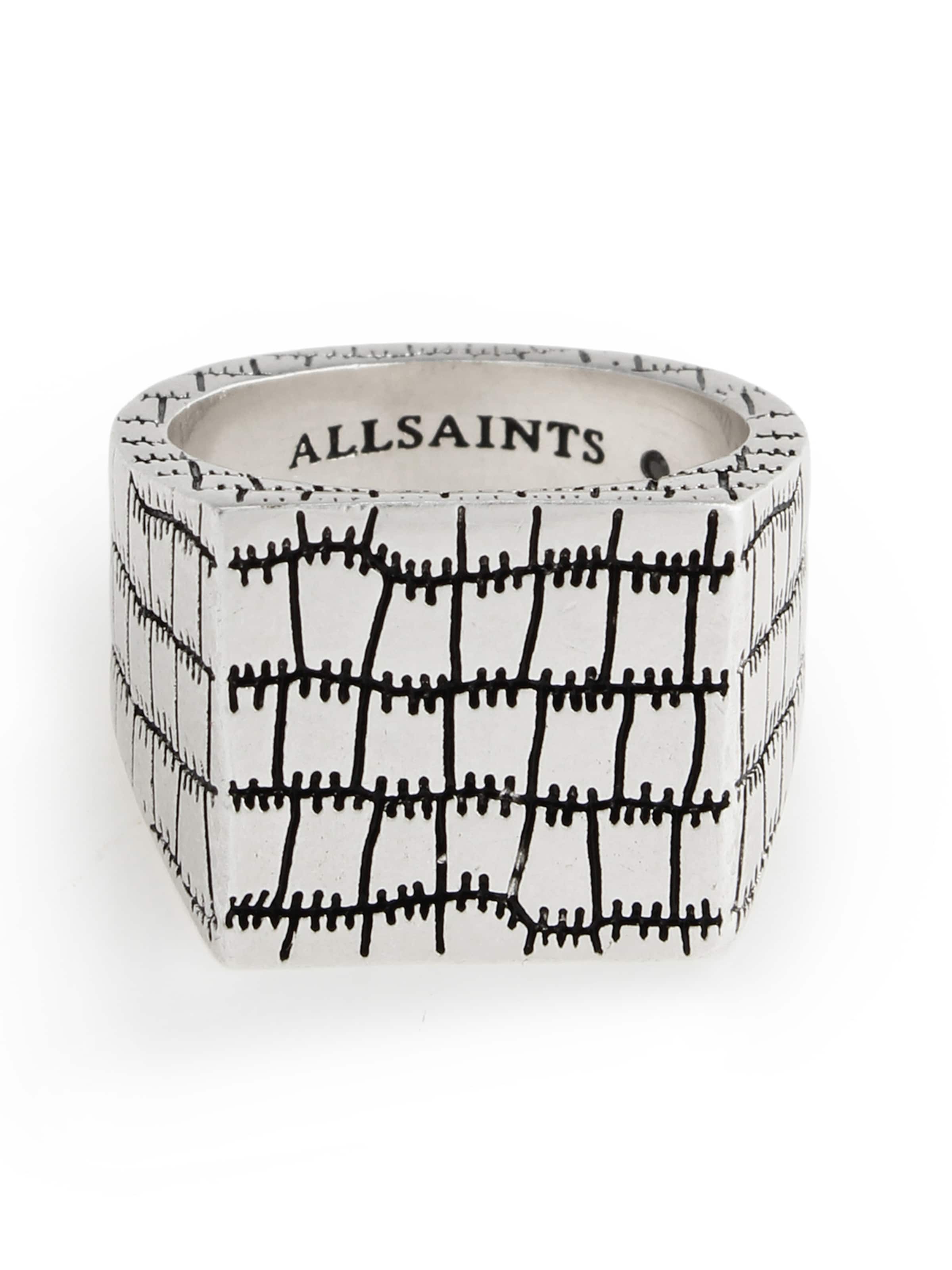 AllSaints Ring 'Aveline' in Silber: Vorderseite
