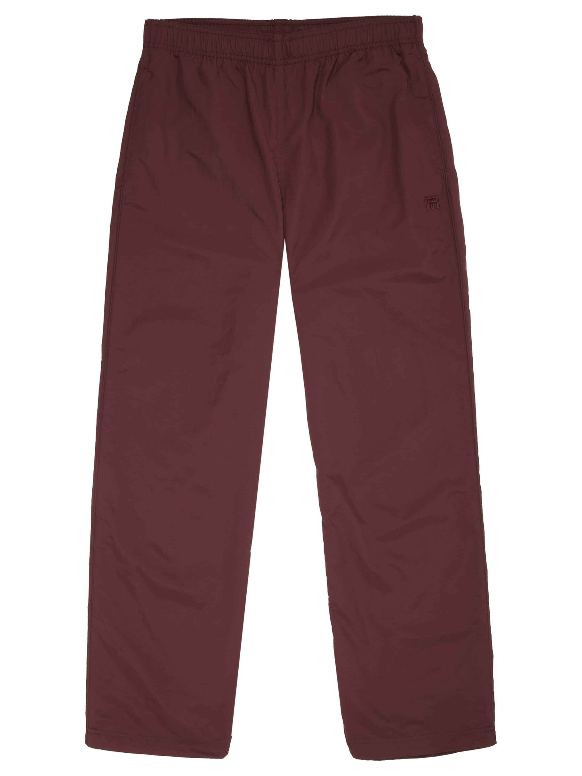 FILA Loose fit Pants 'COLLALBO' in Brown: front