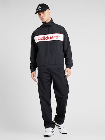 ADIDAS ORIGINALS - Loosefit Calças cargo 'Premium Essentials+' em preto