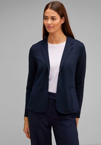 STREET ONE Blazer in Blue: front