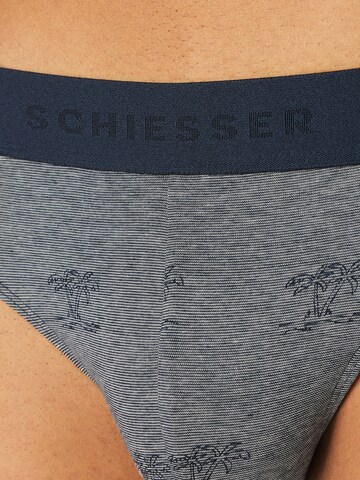 SCHIESSER - Braga ' 95/5 Organic Cotton ' en azul