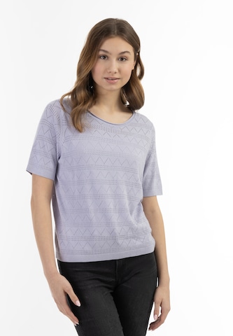 Pull-over MYMO en violet : devant