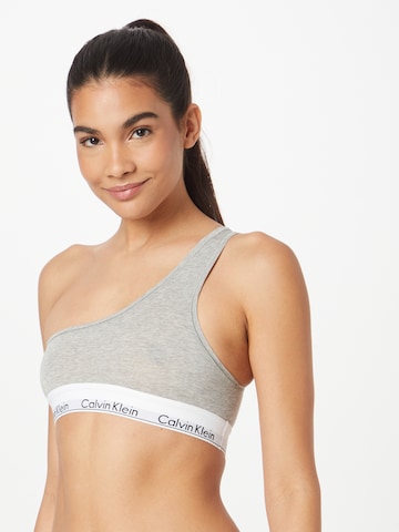 Calvin Klein Underwear Korzetová Podprsenka – šedá: přední strana