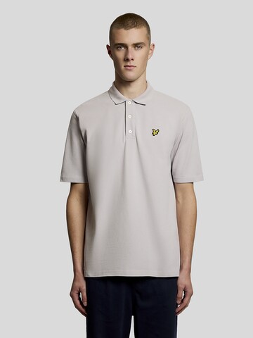 Lyle & Scott Shirt 'Heavy Laundered' in Grijs: voorkant