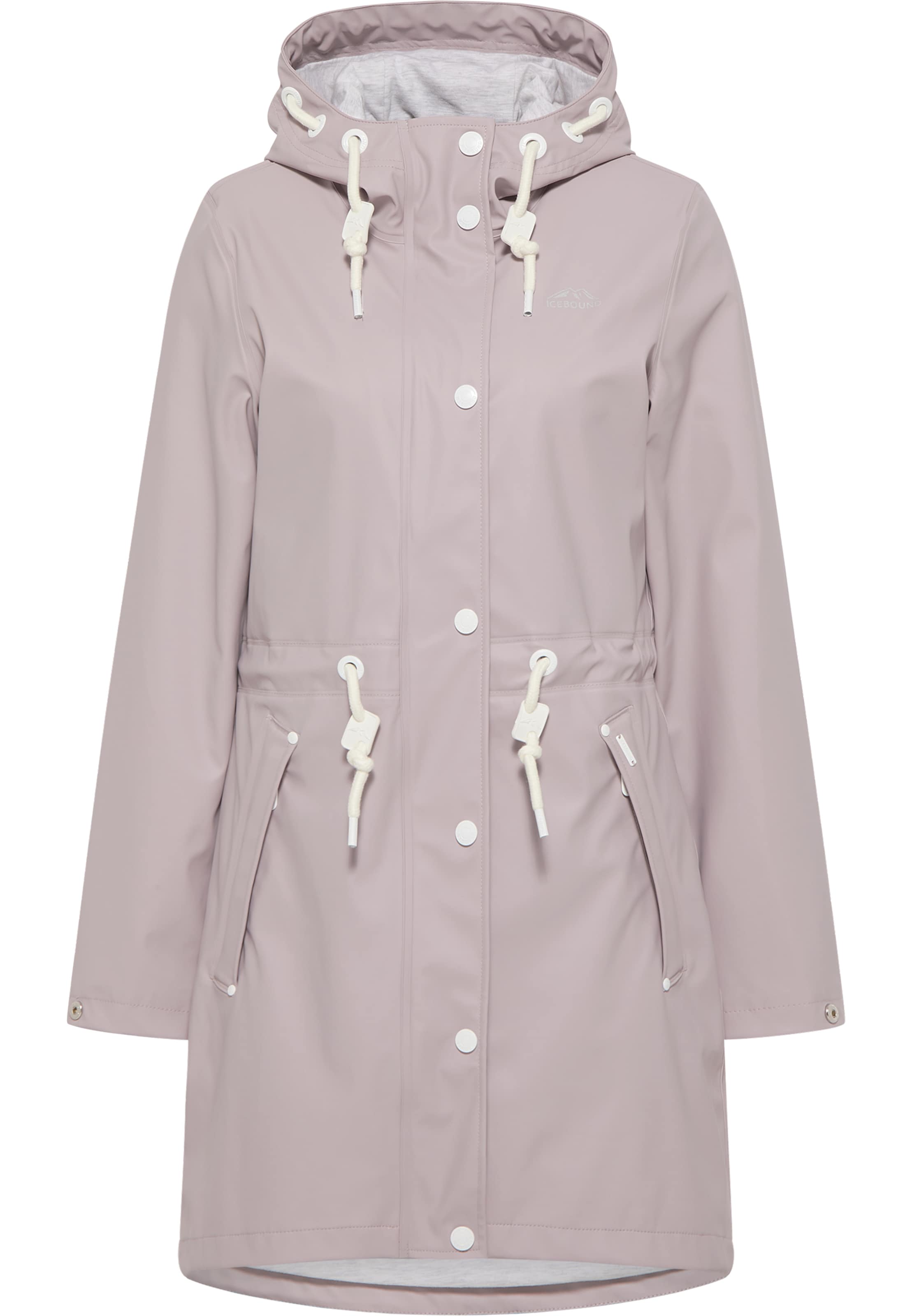 ICEBOUND Mantel in Pink: Vorderseite