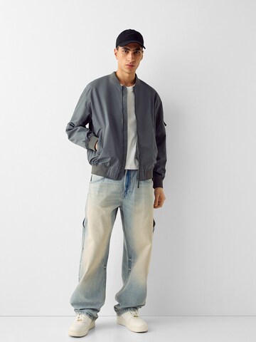 Bershka Between-Season Jacket in Grey