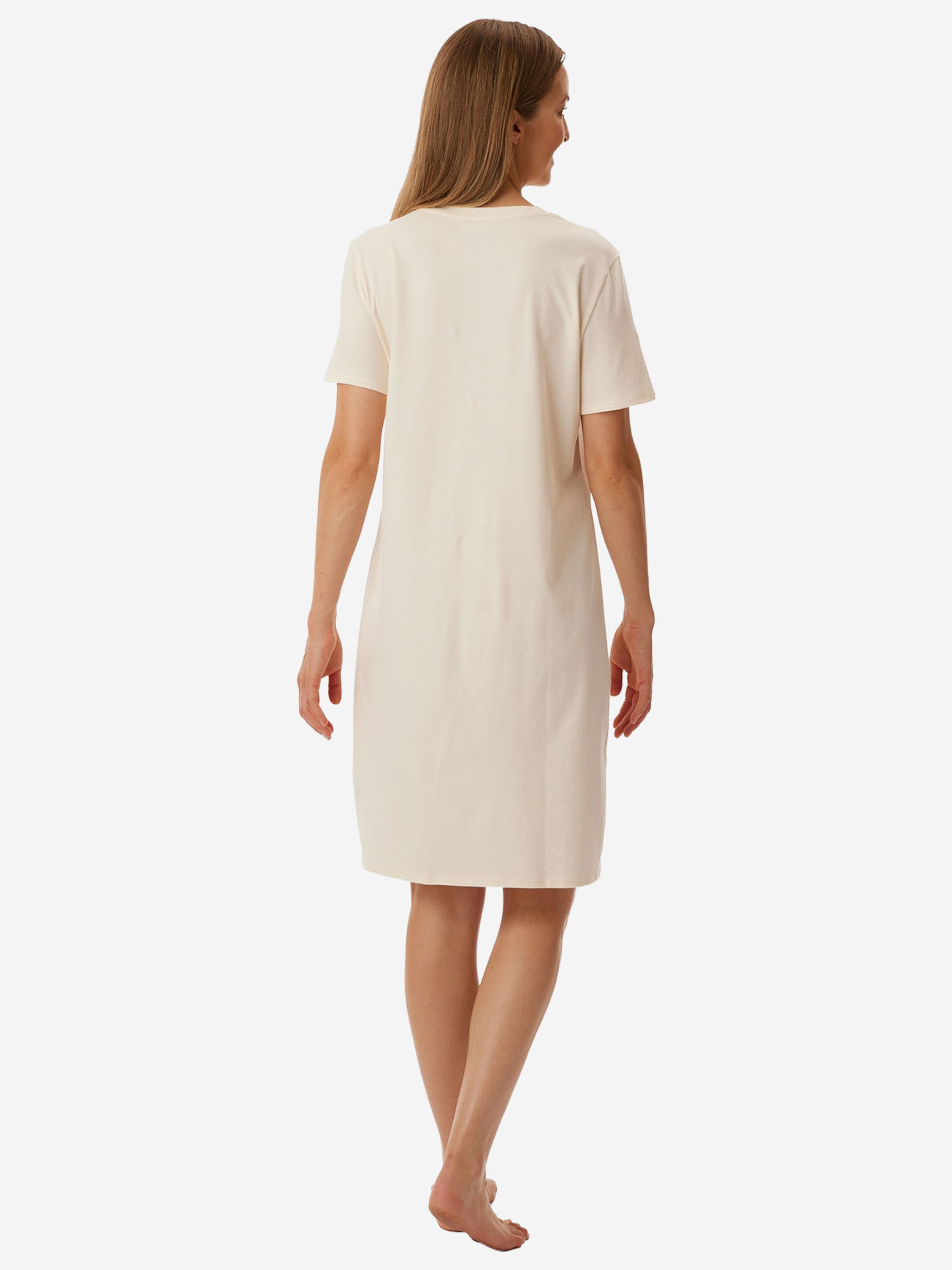 Chemise de nuit ' Nightwear ' uncover by SCHIESSER en beige