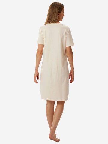 Chemise de nuit ' Nightwear ' uncover by SCHIESSER en beige